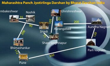 Panch Jyotirlinga Darshan Map